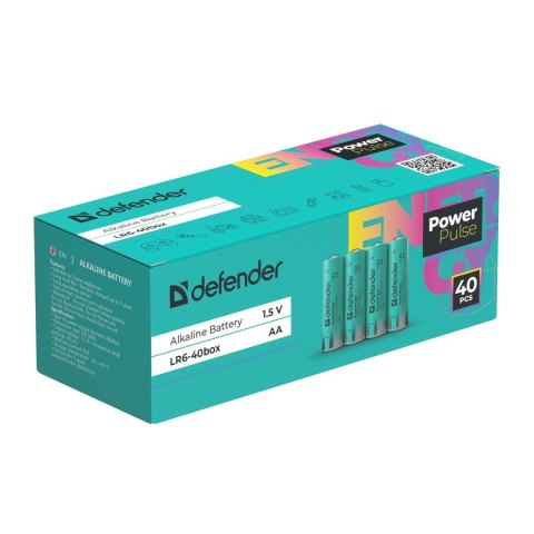 BATERIA ALKALICZNA DEFENDER LR6-40BOX - TYP AA - 40szt.
