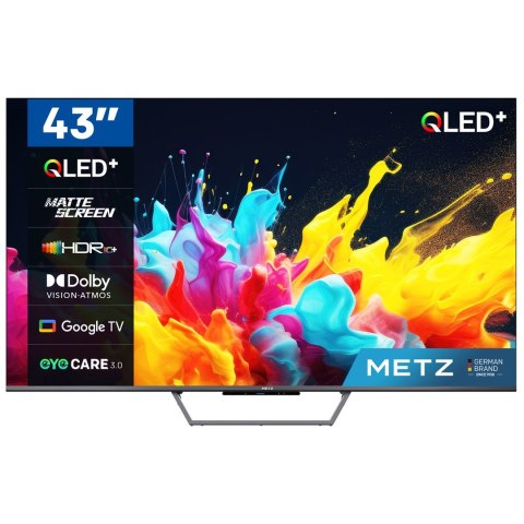 Telewizor 43" METZ QLED 43MQE7600Z 4K Ultra HD Google TV HDR HLG Dolby VISION-ATMOS