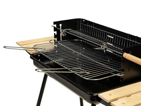 Grill ogrodowy węglowy z półkami MultiGarden 2 ruszty