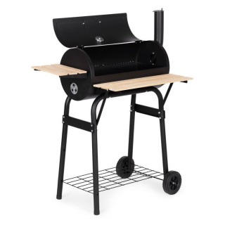 Duży grill ogrodowy węglowy z termometrem i kominem MultiGarden