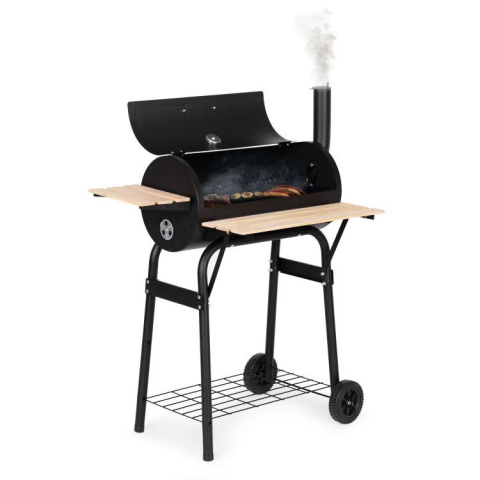 Duży grill ogrodowy węglowy z termometrem i kominem MultiGarden