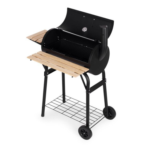 Duży grill ogrodowy węglowy z termometrem i kominem MultiGarden