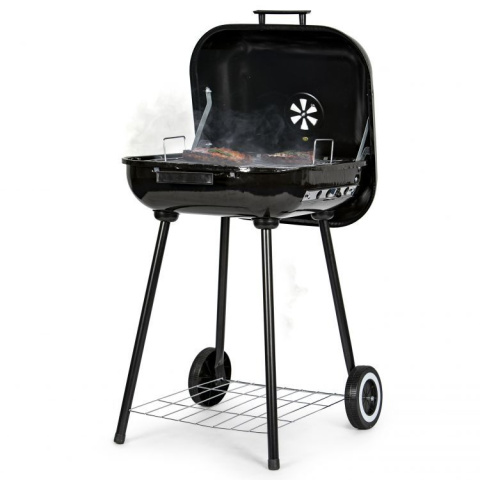 Grill ogrodowy węglowy z pokrywą na zawiasach + kółka MultiGarden