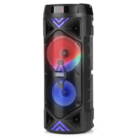PRZENOŚNY GŁOŚNIK BLUETOOTH RADIO MP3 KARAOKE DUŻY MOCNY WYDAJNY 8H STEREO