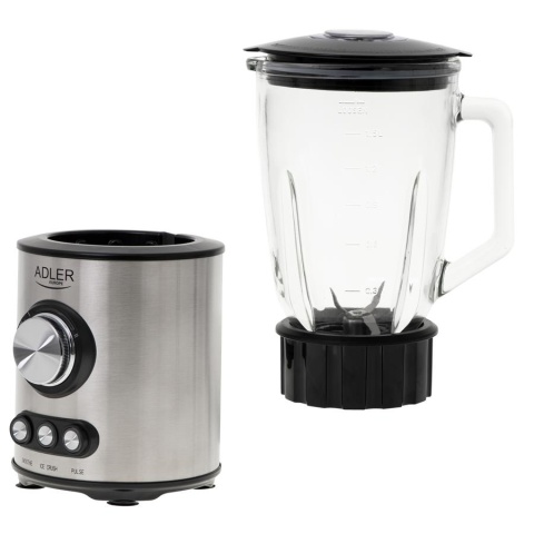 BLENDER KIELICHOWY KUCHENNY MIKSER SZKLANY 1.5L 1700W 20000RPM MOCNY STAL