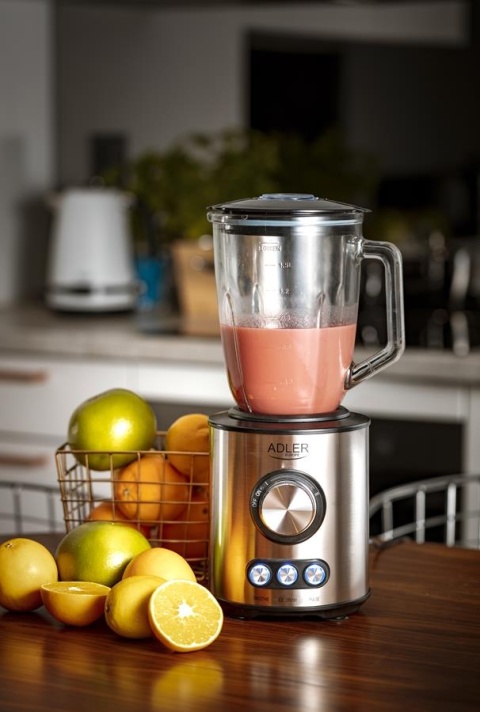 BLENDER KIELICHOWY KUCHENNY MIKSER SZKLANY 1.5L 1700W 20000RPM MOCNY STAL
