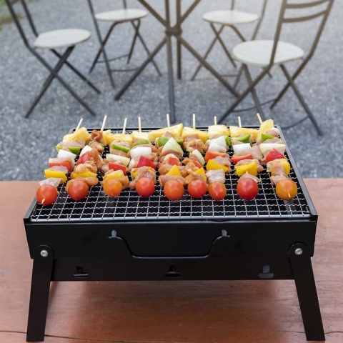 Grill Przenośny Składany Mały 43x22x29cm