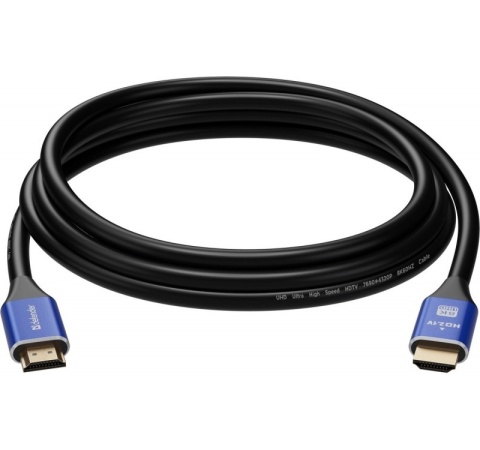 Kabel HDMI 2.1 8K 4K UHD DO TELEWIZORA MONITORA DŁUGI 3M HIGH SPEED 60Hz