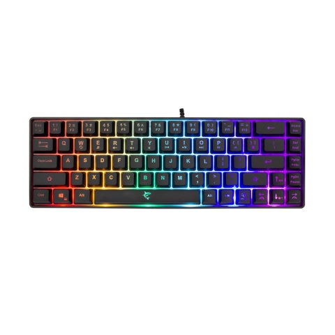 KLAWIATURA GAMINGOWA MEMBRANOWA 60 % podświetlana RGB LED MAŁA PRZEWODOWA