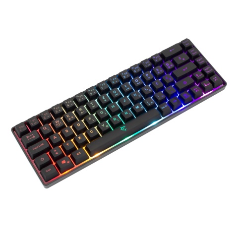 KLAWIATURA GAMINGOWA MEMBRANOWA 60 % podświetlana RGB LED MAŁA PRZEWODOWA