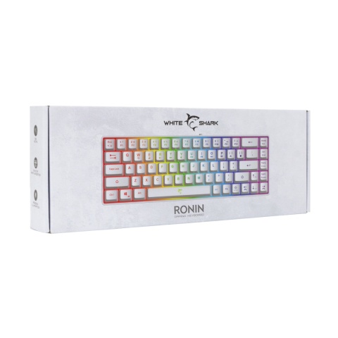 Klawiatura White Shark GK-2201 RONIN WHITE