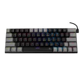 Klawiatura mechaniczna WAKIZASHI / Black-grey BLUE switch RGB 65% USB-C Anti-Ghosting
