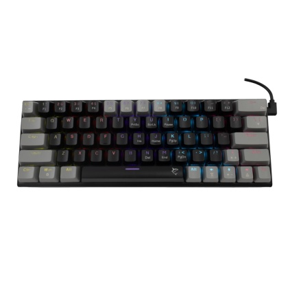 Klawiatura mechaniczna WAKIZASHI / Black-grey BLUE switch RGB 65% USB-C Anti-Ghosting