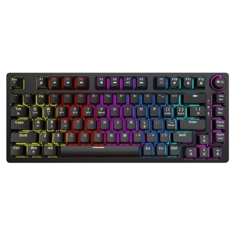 Klawiatura mechaniczna bezprzewodowa Savio Phenix Gateron Yellow PRO