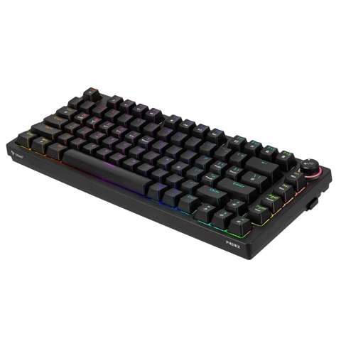 Klawiatura mechaniczna bezprzewodowa Savio Phenix Gateron Yellow PRO