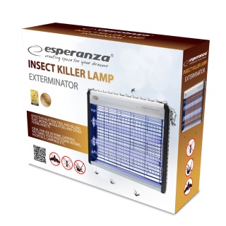 Lampa owadobójcza UV Esperanza EXTERMINATOR EHQ003 na komary muchy