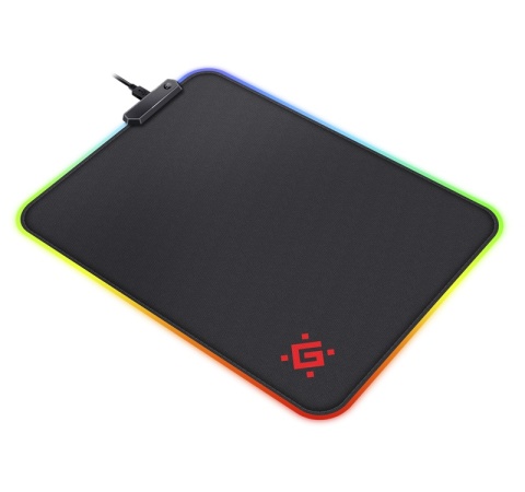Podkładka pod mysz Defender Gaming Black L Light LED