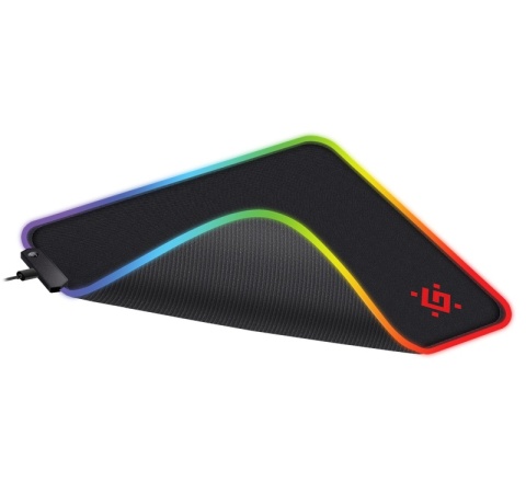 Podkładka pod mysz Defender Gaming Black L Light LED