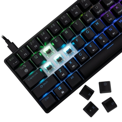 Klawiatura mechaniczna SHINOBI 2 Black - Brown switch