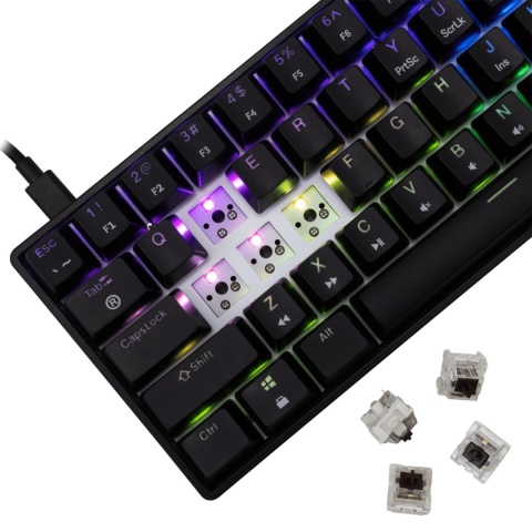 Klawiatura mechaniczna SHINOBI 2 Black - Brown switch