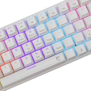 Klawiatura mechaniczna WAKIZASHI-2 / White BLUE switch