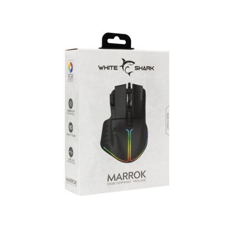 Mysz Gamingowa White Shark MARROK Czarna
