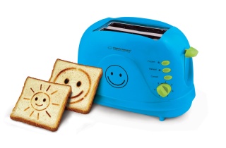Toster Smiley Niebieski Esperanza EKT003B