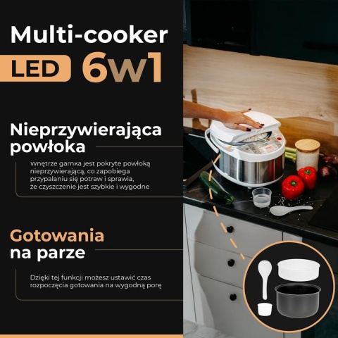 Multi-Cooker 6 w 1 3,25L Adler AD 6420