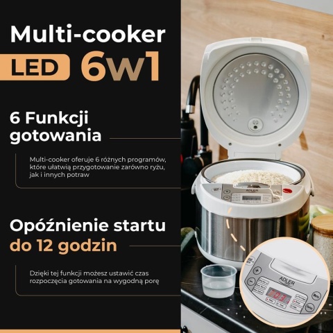 Multi-Cooker 6 w 1 3,25L Adler AD 6420
