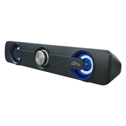 GŁOŚNIK POZIOMY STEREO SOUNDBAR ZASILANY USB DOBRA JAKOŚĆ GŁOŚNY MOCNY