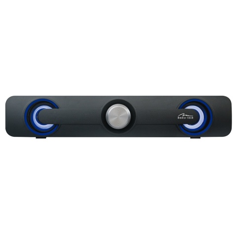 GŁOŚNIK POZIOMY STEREO SOUNDBAR ZASILANY USB DOBRA JAKOŚĆ GŁOŚNY MOCNY