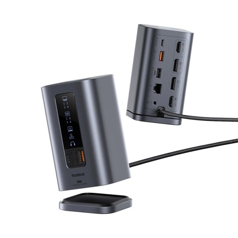 UNIWERSALNA STACJA DOKUJĄCA ŁADUJĄCA Baseus DOCK 11w1 HUB USB C 4K 100W PD