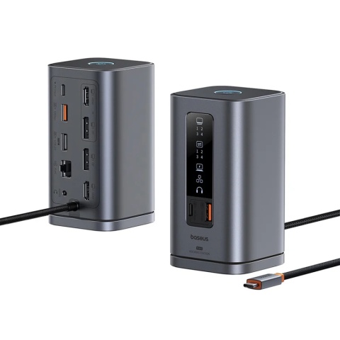 UNIWERSALNA STACJA DOKUJĄCA ŁADUJĄCA Baseus DOCK 11w1 HUB USB C 4K 100W PD