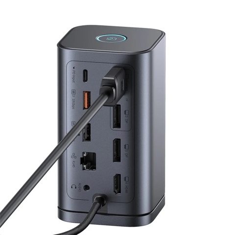 UNIWERSALNA STACJA DOKUJĄCA ŁADUJĄCA Baseus DOCK 11w1 HUB USB C 4K 100W PD