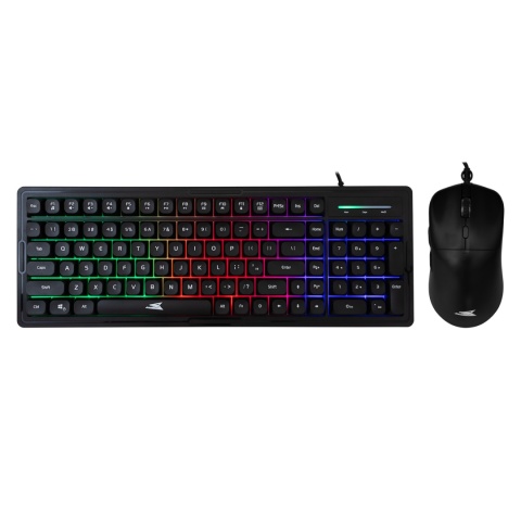 Zestaw Gamingowa Baracuda ORCA Czarny Mysz + Klawiatura