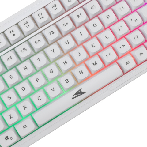 Zestaw Gamingowa Baracuda ORCA Biały Mysz + Klawiatura