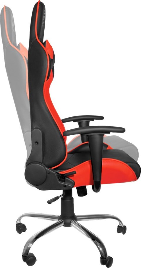 FOTEL DEFENDER AZGARD CZERWONO-CZARNY GAMING