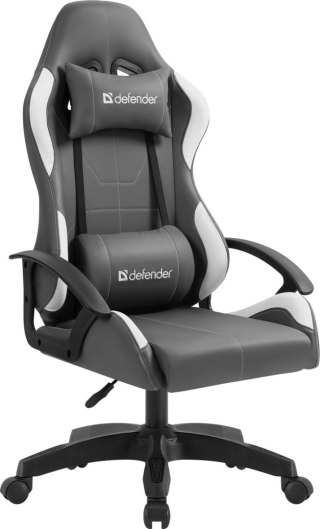 FOTEL DEFENDER CHROMOS BIAŁO-SZARY GAMING