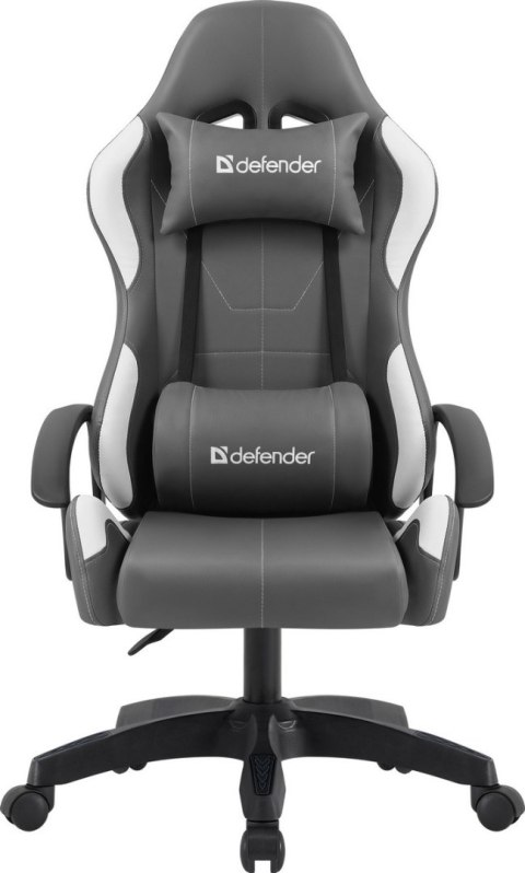 FOTEL DEFENDER CHROMOS BIAŁO-SZARY GAMING