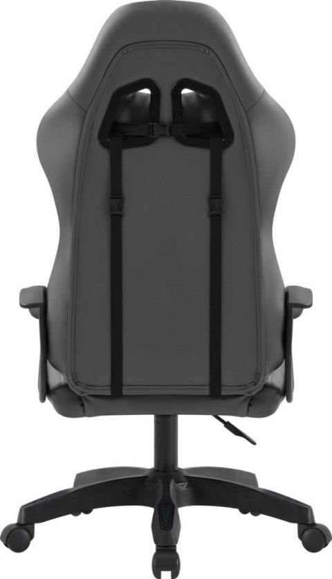FOTEL DEFENDER CHROMOS BIAŁO-SZARY GAMING