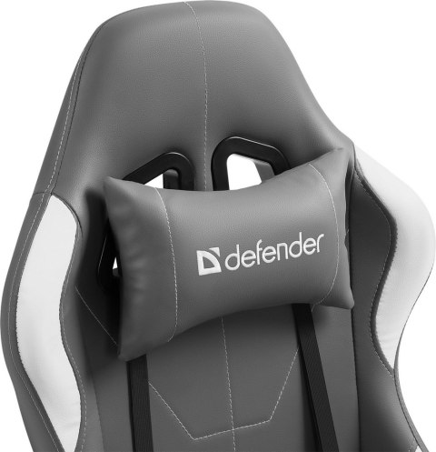 FOTEL DEFENDER CHROMOS BIAŁO-SZARY GAMING