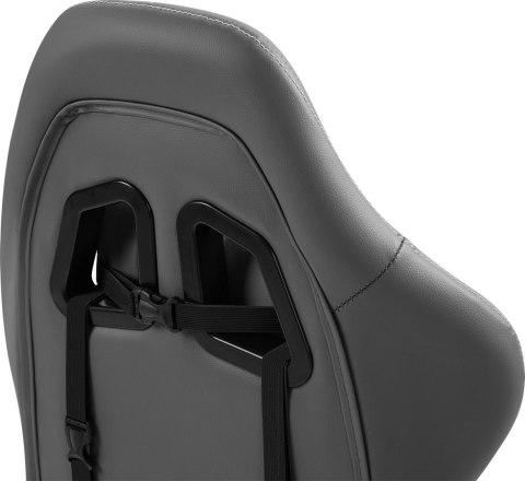 FOTEL DEFENDER CHROMOS BIAŁO-SZARY GAMING