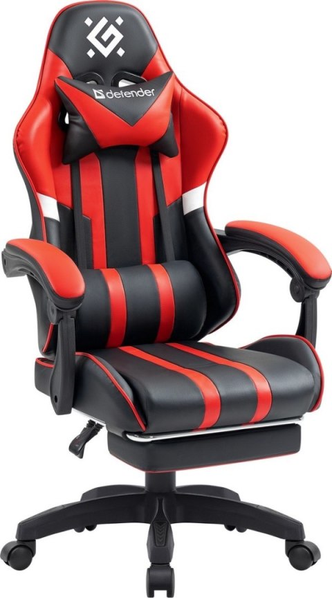 FOTEL DEFENDER COLRAN CZERWONO-CZARNY GAMING
