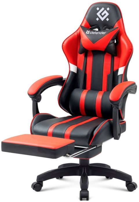 FOTEL DEFENDER COLRAN CZERWONO-CZARNY GAMING