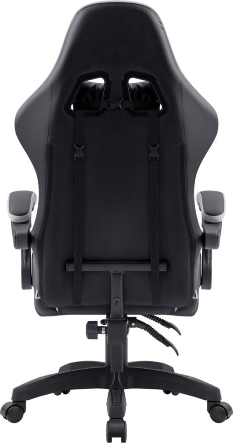 FOTEL DEFENDER COMPANION BIAŁO-CZARNY GAMING