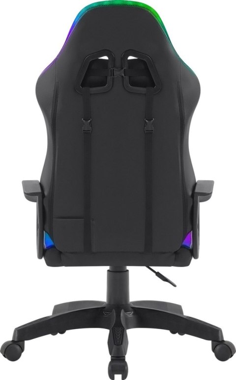FOTEL DEFENDER FACTOR X CZARNY RGB GAMING