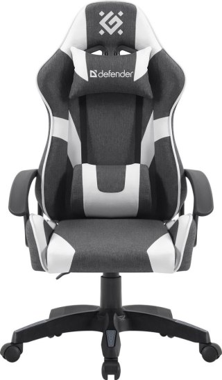 FOTEL DEFENDER IBIS BIAŁO-CZARNY GAMING