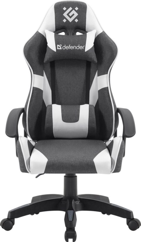 FOTEL DEFENDER IBIS BIAŁO-CZARNY GAMING