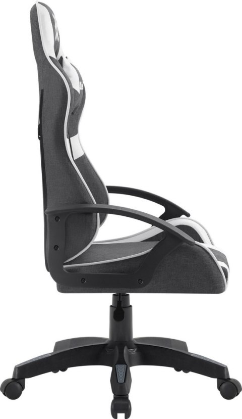 FOTEL DEFENDER IBIS BIAŁO-CZARNY GAMING