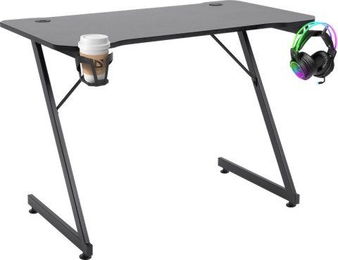 BIURKO DEFENDER BLACK SCORPION CZARNE GAMING